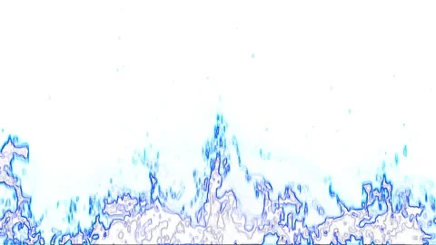 Abstract Flame On A White Background Stock Footage 131331623