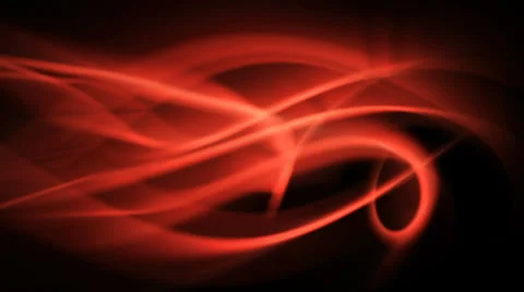 Abstract flames background of fire red glowing curves in motion (FULL HD) Video stock 37209678