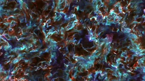 Abstract flames of blue and orange squirm in front of the camera. Colored vibes. Stock Footage 168596418