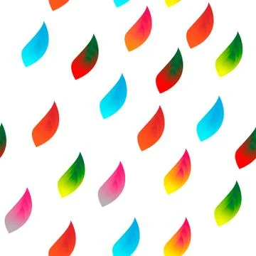 Abstract flames seamless pattern Stock Illustration