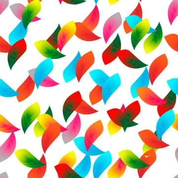 Abstract flames seamless pattern Stock Illustration