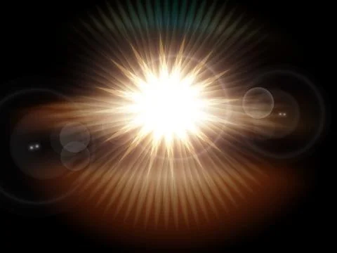 Abstract Flare Backround Stock Illustration