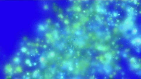 Abstract flare flash particle fireworks spore bacteria microbe background. Stock Footage