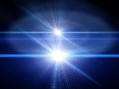 Abstract flares Stock Illustration