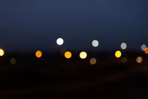 Abstract flashes of multicolored on a dark Stock Photos