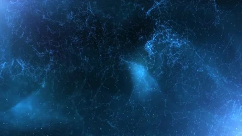 Abstract flashing light with connected lines background Stock Footage 229485341