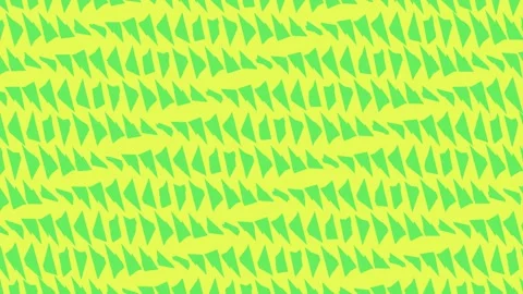 Abstract flat background with yellow and green wavy jagged shapes Stock Footage 337334408