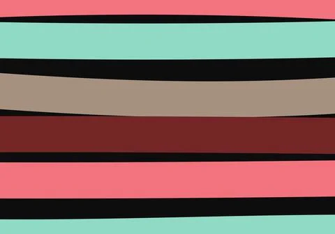 Abstract flat colorful stripes background. Vector illustration. 库存插图