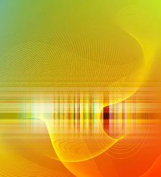 Abstract flat decorative artwork Illustrazione stock