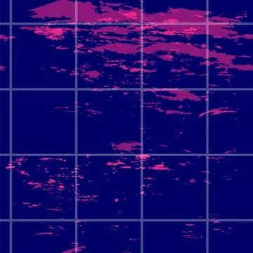 Abstract flat design art is showing glitch grid over transparent background with Ilustração Stock