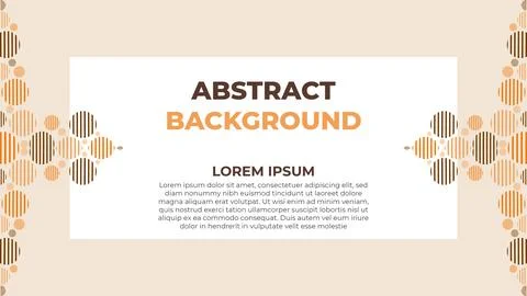 Abstract flat design background template design Stock Illustration