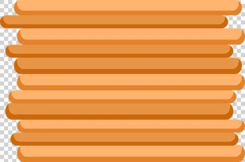 Abstract flat design is displaying twelve stacked orange rounded bars on Stockillustratie