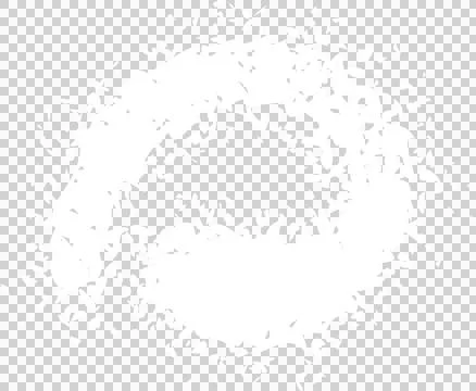 Abstract flat design splatter ring is forming and showing brush details on Stock Illustration