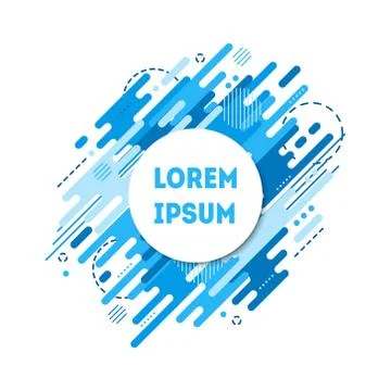 Abstract flat dynamic background Stock Illustration