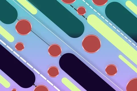 Abstract flat geometric modern background and wallpaper Illustrazione stock