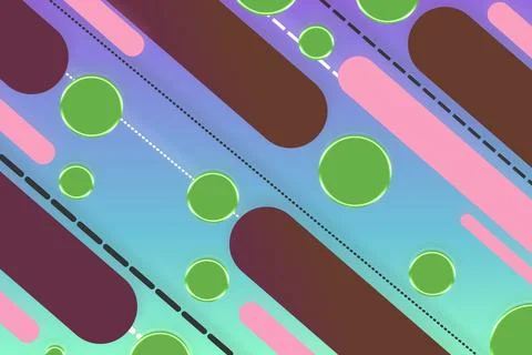 Abstract flat geometric modern background and wallpaper イラスト素材