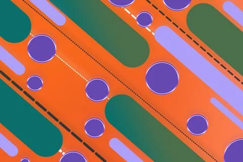 Abstract flat geometric modern background and wallpaper イラスト素材