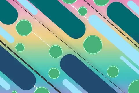 Abstract flat geometric modern background and wallpaper イラスト素材