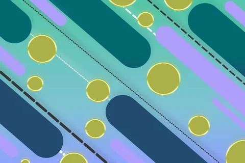 Abstract flat geometric modern background and wallpaper イラスト素材