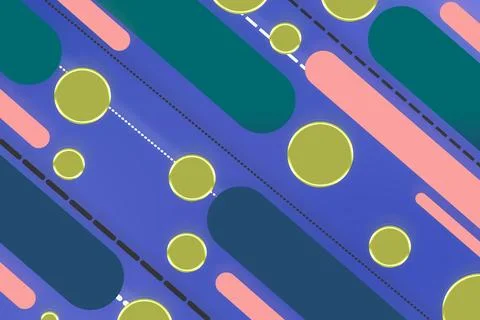Abstract flat geometric modern background and wallpaper イラスト素材