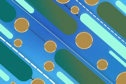 Abstract flat geometric modern background and wallpaper イラスト素材