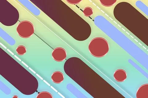 Abstract flat geometric modern background and wallpaper イラスト素材