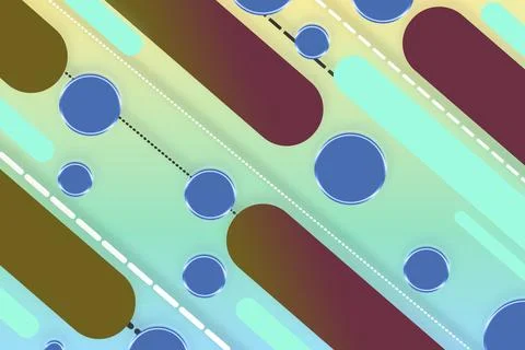 Abstract flat geometric modern background and wallpaper イラスト素材