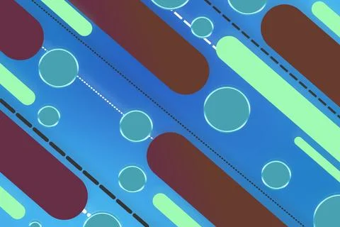 Abstract flat geometric modern background and wallpaper Stock Illustration