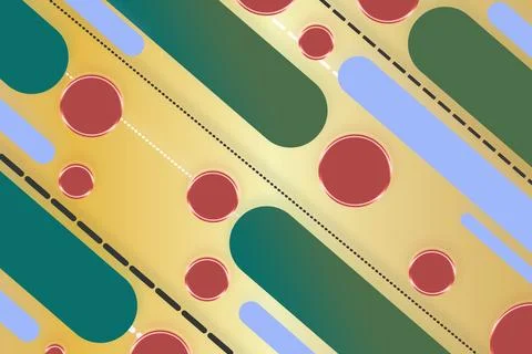 Abstract flat geometric modern background and wallpaper イラスト素材