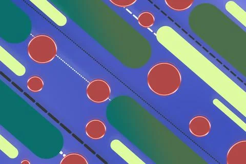 Abstract flat geometric modern background and wallpaper イラスト素材