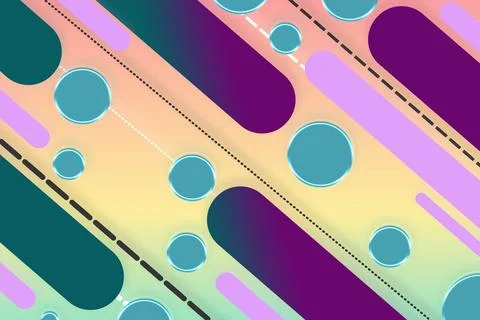 Abstract flat geometric modern background and wallpaper イラスト素材