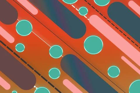 Abstract flat geometric modern background and wallpaper Stock Illustration