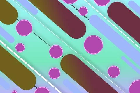 Abstract flat geometric modern background and wallpaper イラスト素材
