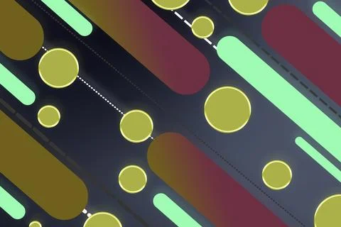 Abstract flat geometric modern background and wallpaper イラスト素材