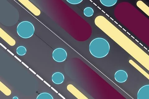 Abstract flat geometric modern background and wallpaper イラスト素材