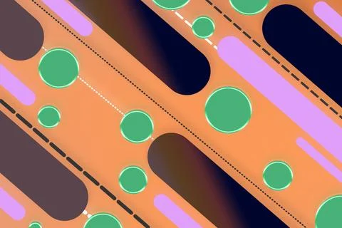 Abstract flat geometric modern background and wallpaper イラスト素材