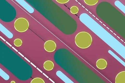 Abstract flat geometric modern background and wallpaper イラスト素材