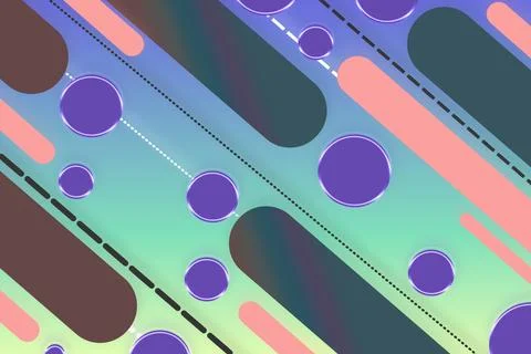 Abstract flat geometric modern background and wallpaper Stock Illustration