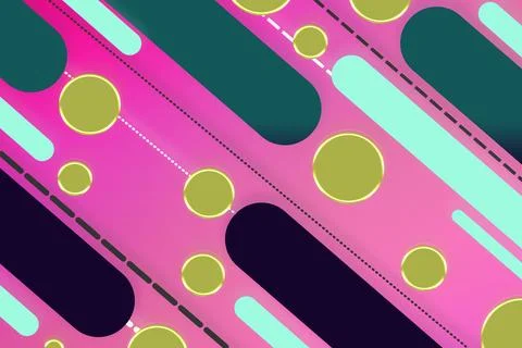 Abstract flat geometric modern background and wallpaper Illustrazione stock