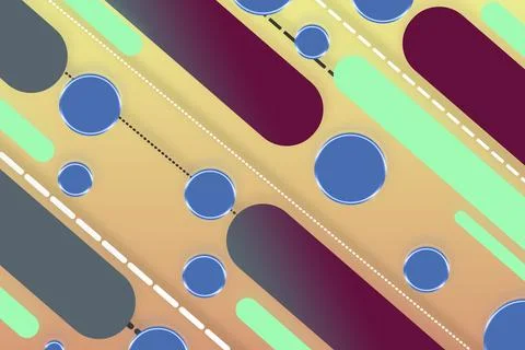 Abstract flat geometric modern background and wallpaper イラスト素材