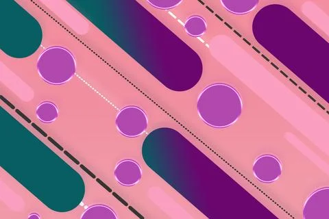Abstract flat geometric modern background and wallpaper Stock Illustration