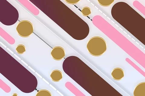 Abstract flat geometric modern background and wallpaper イラスト素材