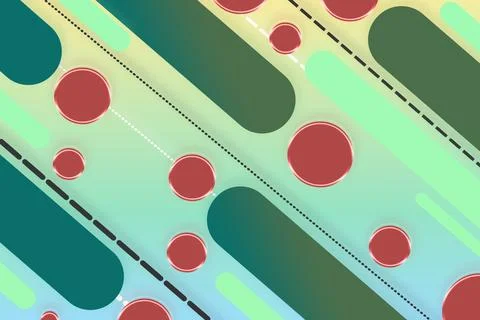 Abstract flat geometric modern background and wallpaper Stock Illustration