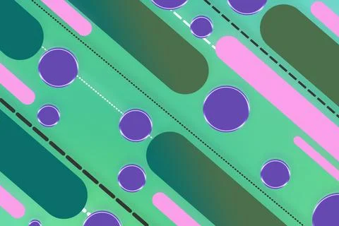 Abstract flat geometric modern background and wallpaper イラスト素材