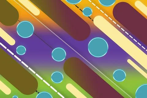 Abstract flat geometric modern background and wallpaper イラスト素材