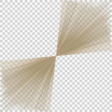Abstract flat graphic is forming X-like shape with radial beige line fans on Ilustración de archivo