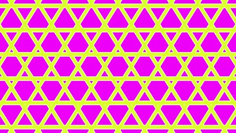 Abstract flat optical illusion pattern Vídeo Stock 196971955