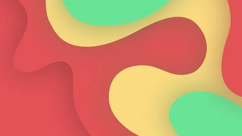 Abstract flat paper geometric animation background. Stock Footage 161428442