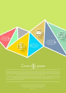 Abstract flat tech concept background Illustrazione stock