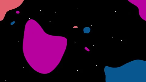 Abstract flat waves in loop animation with bright and vivid colors.	 Video stock 273983038